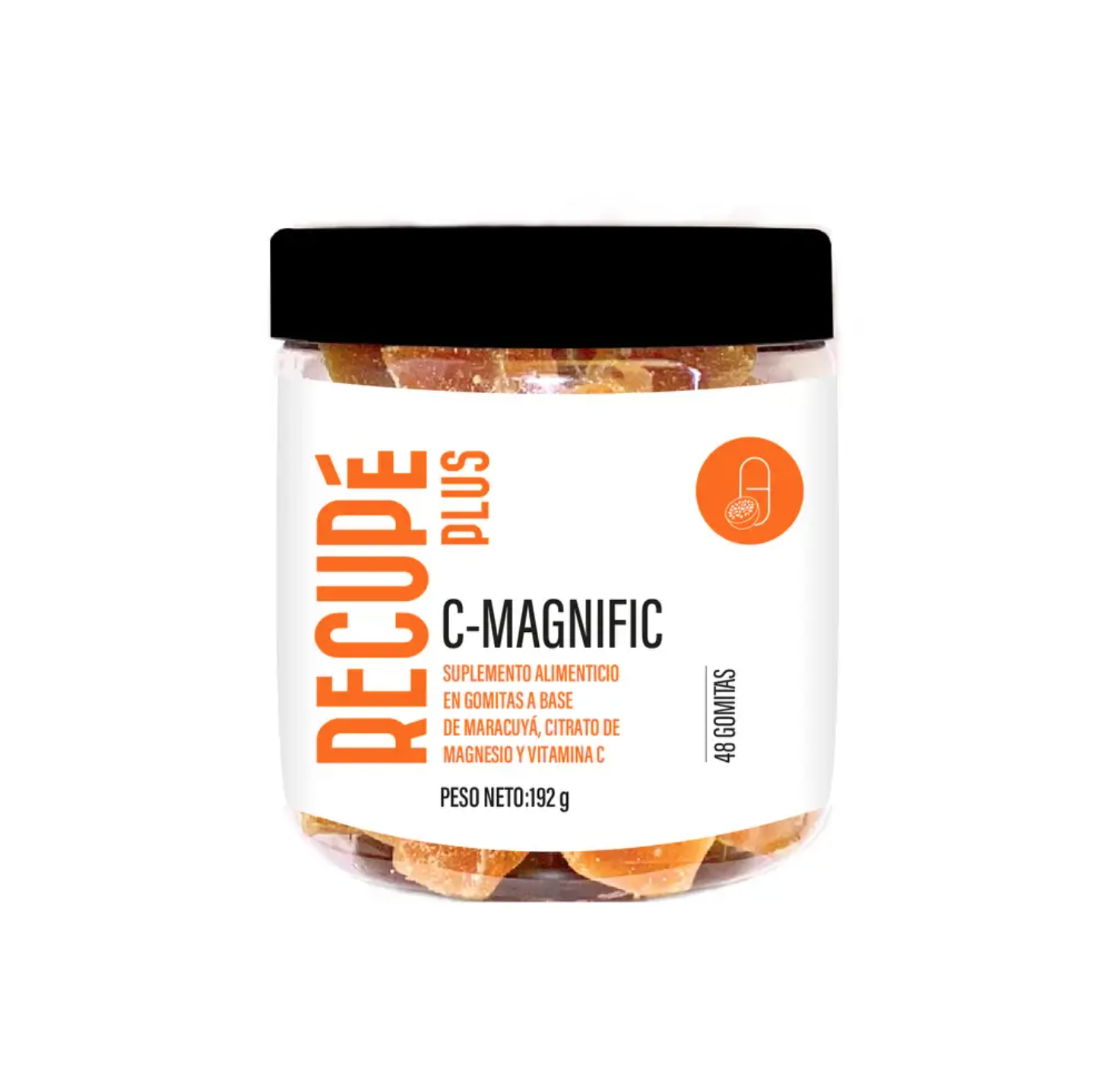 Gomita Funcional «C Magnific» (Citrato de magnesio + vitamina C + Maracuyá)