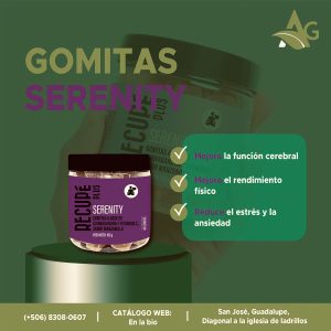 Gomita Funcional «Serenity» (ashwagandha + vitamina C + manzanilla)
