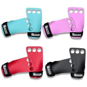 Grips Carbono 3 Huecos (Negro y Rosado, S, M, L y XL)
